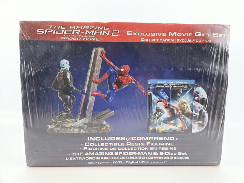 AMAZING SPIDER-MAN 2 CANADIAN 2 DISC COLLECTOR'S EDITION MOVIE SET + 2 FIGURINES