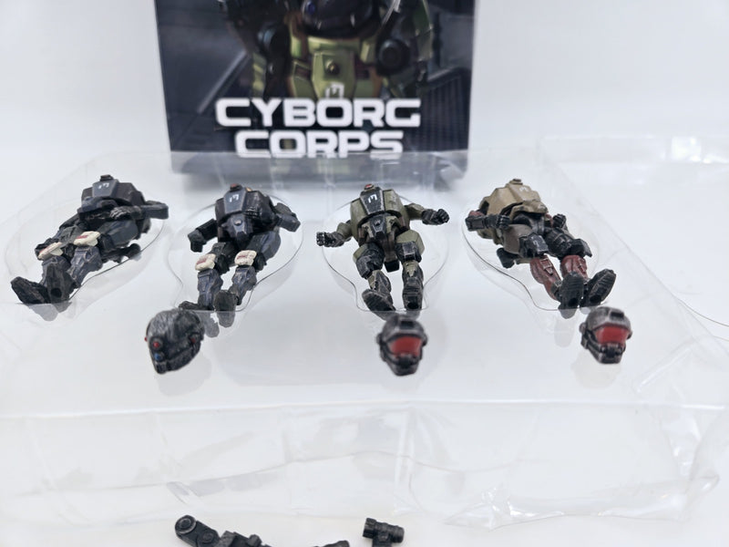 (B11) JoyToy Cyborg Corps Soldiers Action Figures Model Toys 2.5"