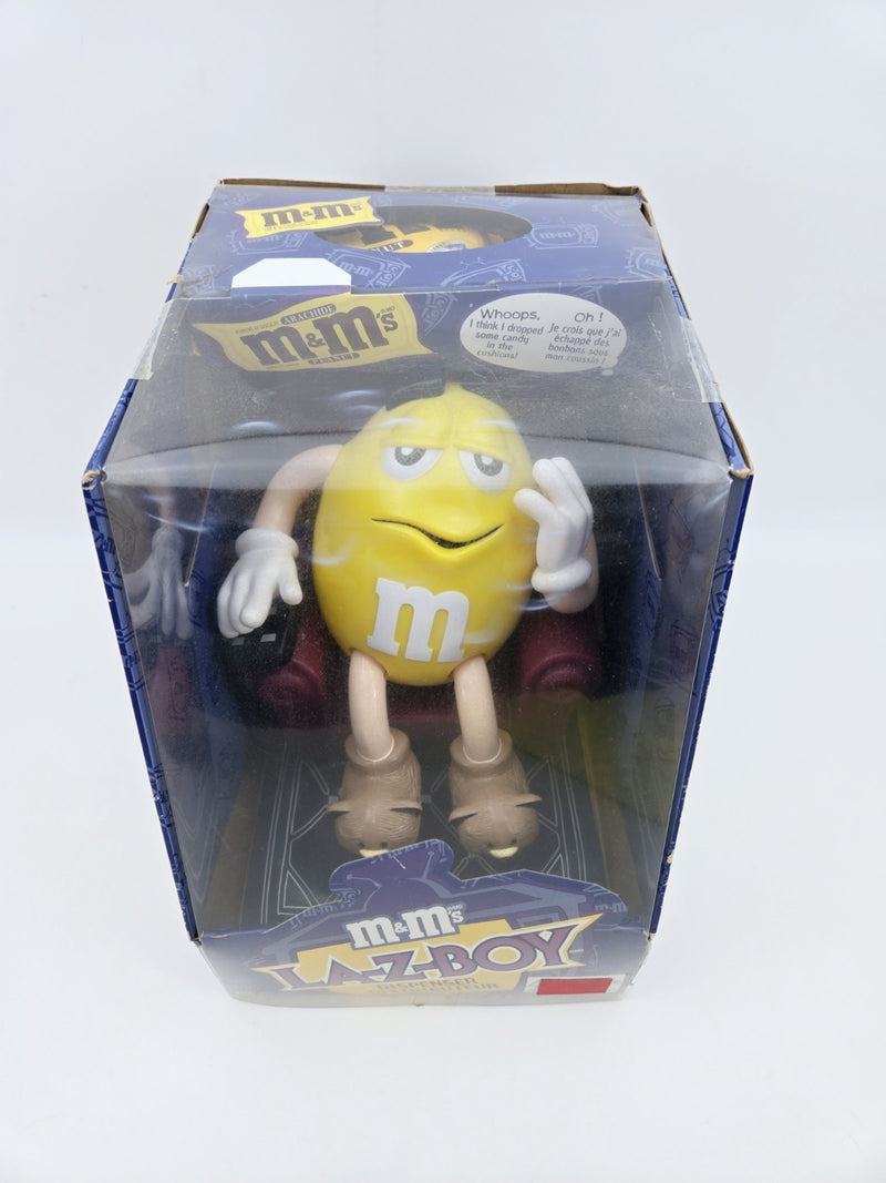 M&M's Yellow Lazy Boy Chair Recliner Candy Dispenser 1999  MM301 Vintage MM