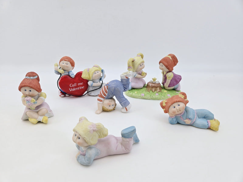 Vintage Cabbage Patch Kids Ceramic Lot 1983 1984 1985