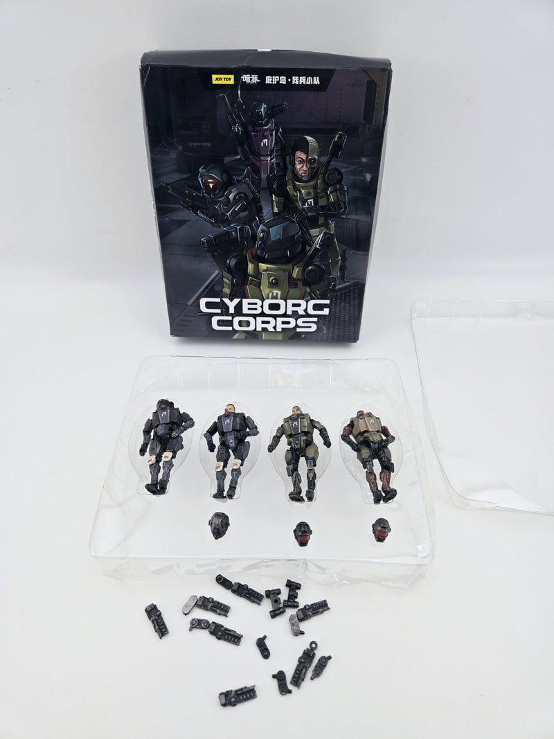 (B11) JoyToy Cyborg Corps Soldiers Action Figures Model Toys 2.5"