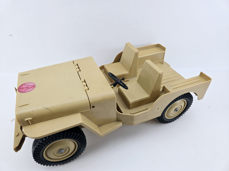 1967 Vintage Hasbro G. I. Joe Adventure Team Desert Patrol Tan Jeep 1:6 Scale