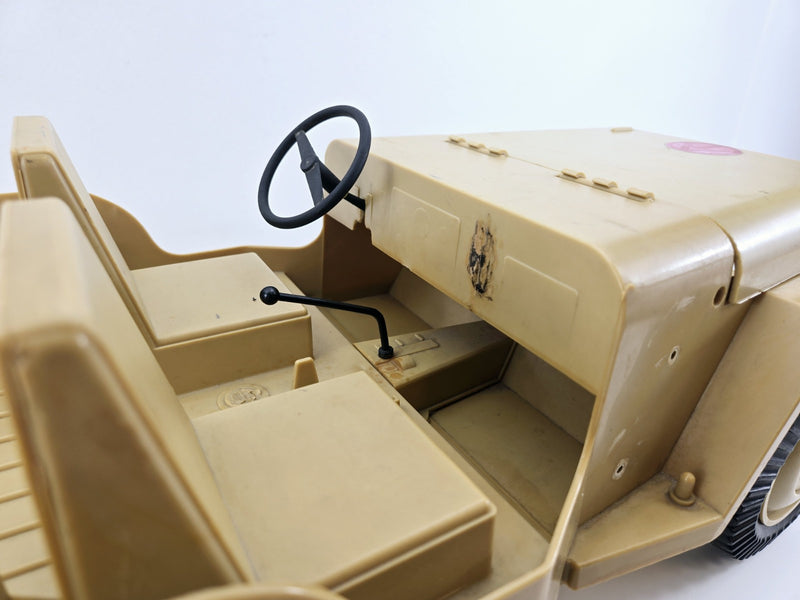 1967 Vintage Hasbro G. I. Joe Adventure Team Desert Patrol Tan Jeep 1:6 Scale