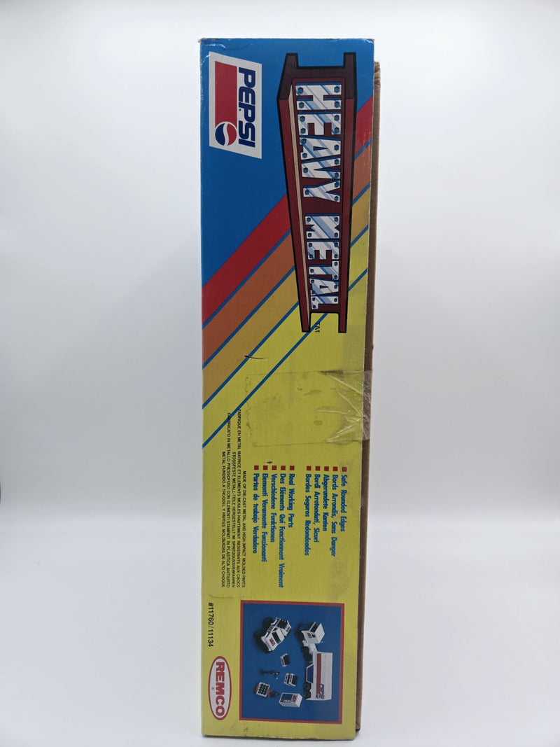REMCO PEPSI HEAVY METAL DELIVERY TRUCK TOY PLAYSET  11134 TUFF STUFF 1990