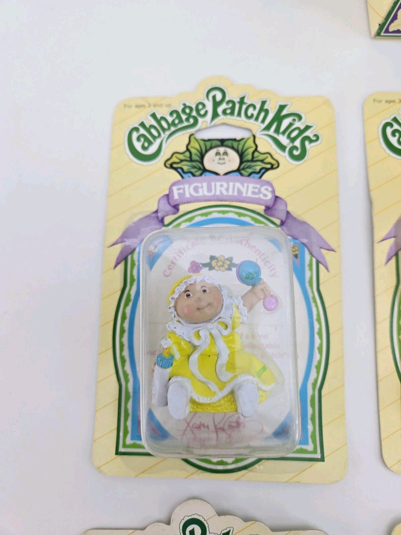 Vintage Cabbage Patch Kids PVC Figurine Lot Panosh Place 1984 1985 Deluxe First