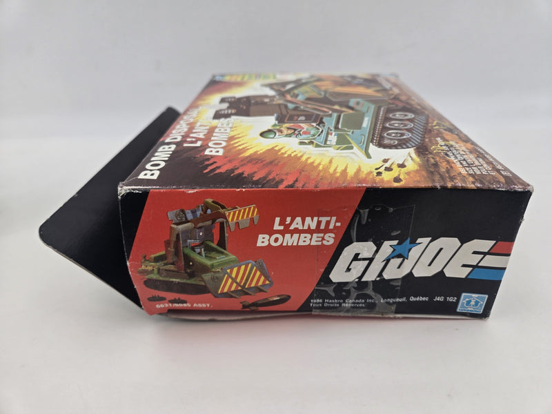 1986 G.I. JOE BOMB DISPOSAL 100% COMPLETE w CANADA BOX BODY TRANSFER OFFER RARE