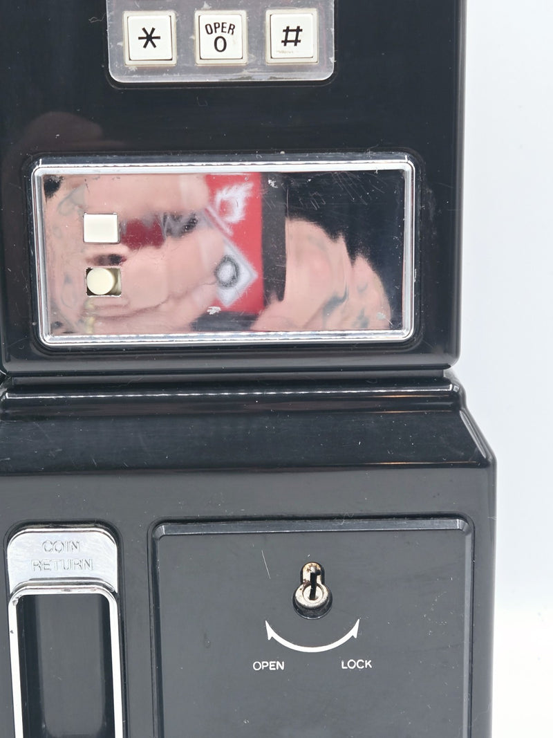 1980s vintage Teleconcepts pay phone 13.5” Retro coin bank-prop NO KEY