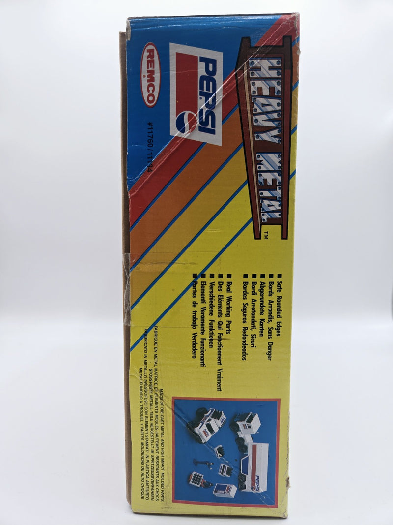 REMCO PEPSI HEAVY METAL DELIVERY TRUCK TOY PLAYSET  11134 TUFF STUFF 1990
