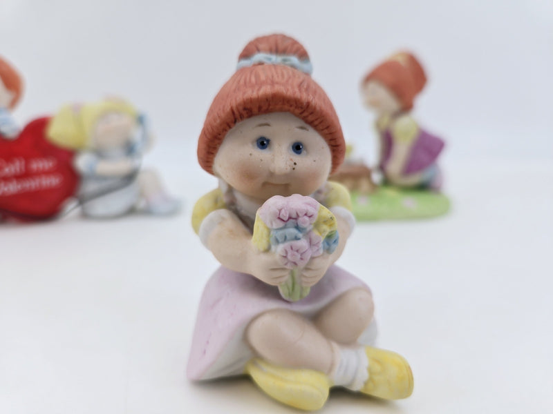 Vintage Cabbage Patch Kids Ceramic Lot 1983 1984 1985