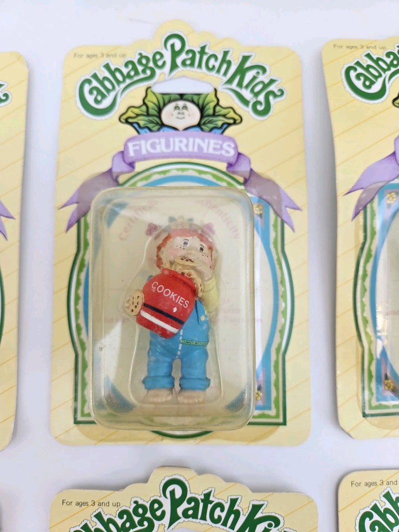 Vintage Cabbage Patch Kids PVC Figurine Lot Panosh Place 1984 1985 Deluxe First
