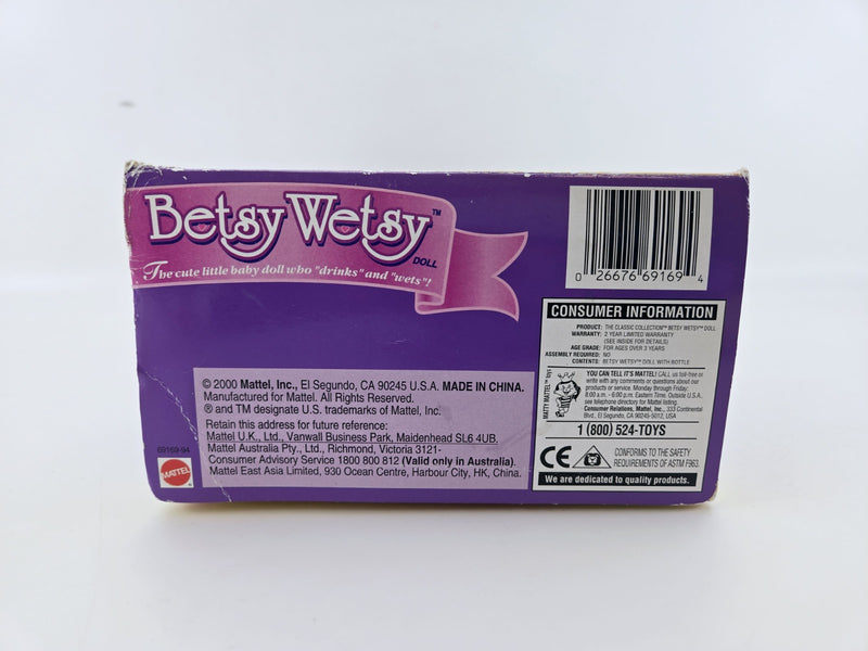 Betsy Wetsy Doll The Classic Collection Mattel 2000