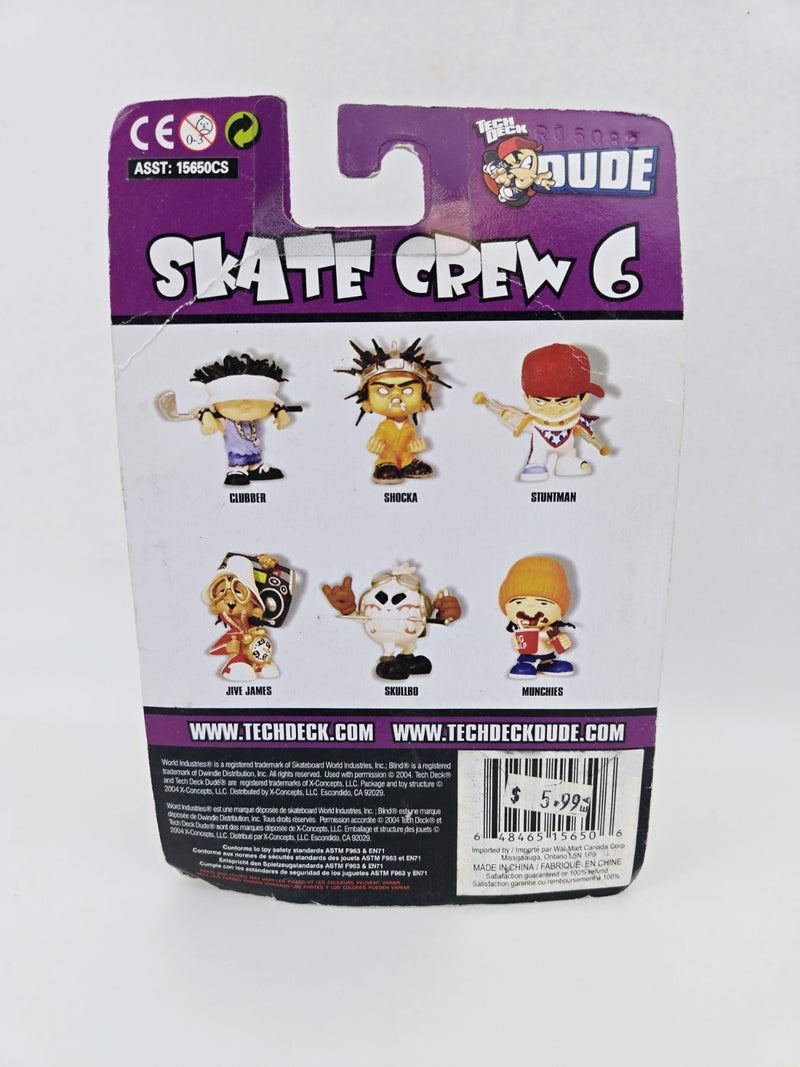 Tech Deck Dude Skate Crew 6 STUNTMAN Sealed New 2004 GRAIL