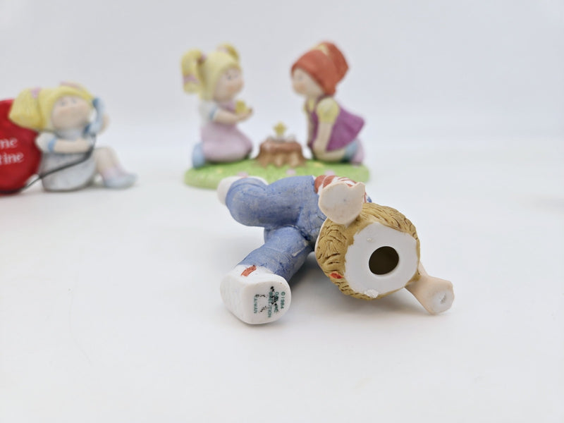 Vintage Cabbage Patch Kids Ceramic Lot 1983 1984 1985