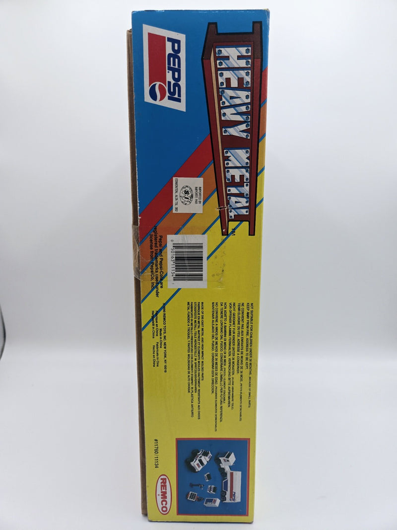 REMCO PEPSI HEAVY METAL DELIVERY TRUCK TOY PLAYSET  11134 TUFF STUFF 1990
