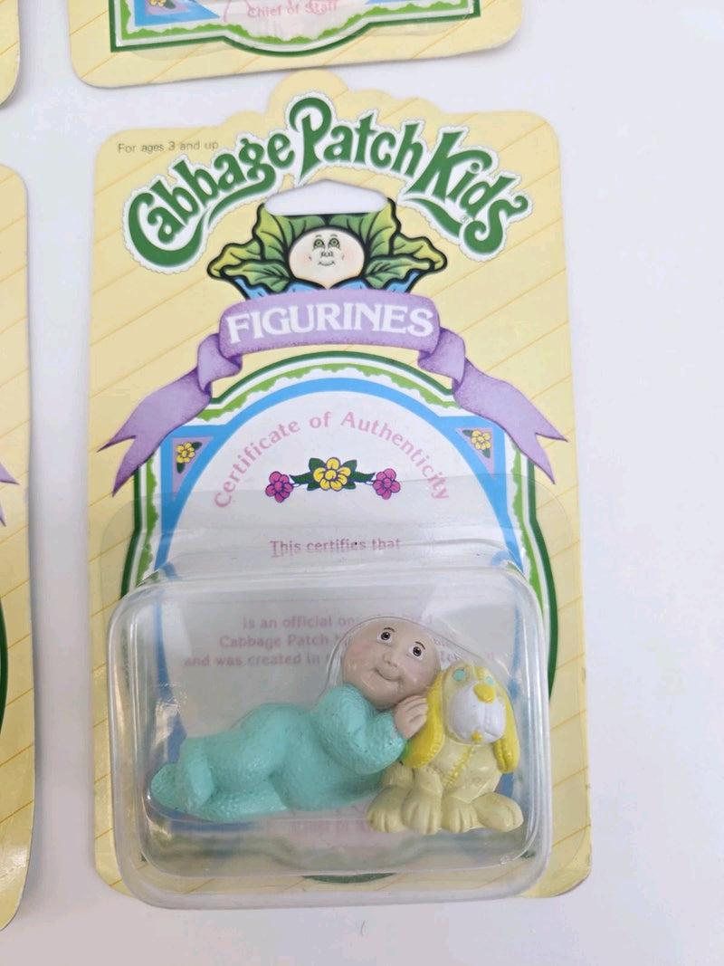 Vintage Cabbage Patch Kids PVC Figurine Lot Panosh Place 1984 1985 Deluxe First