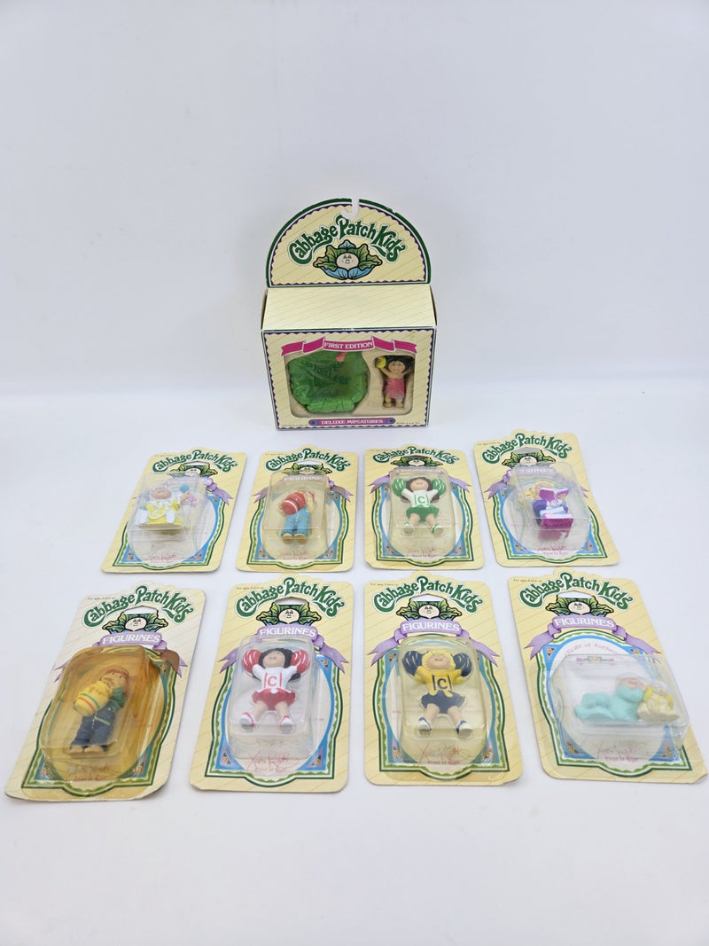 Vintage Cabbage Patch Kids PVC Figurine Lot Panosh Place 1984 1985 Deluxe First