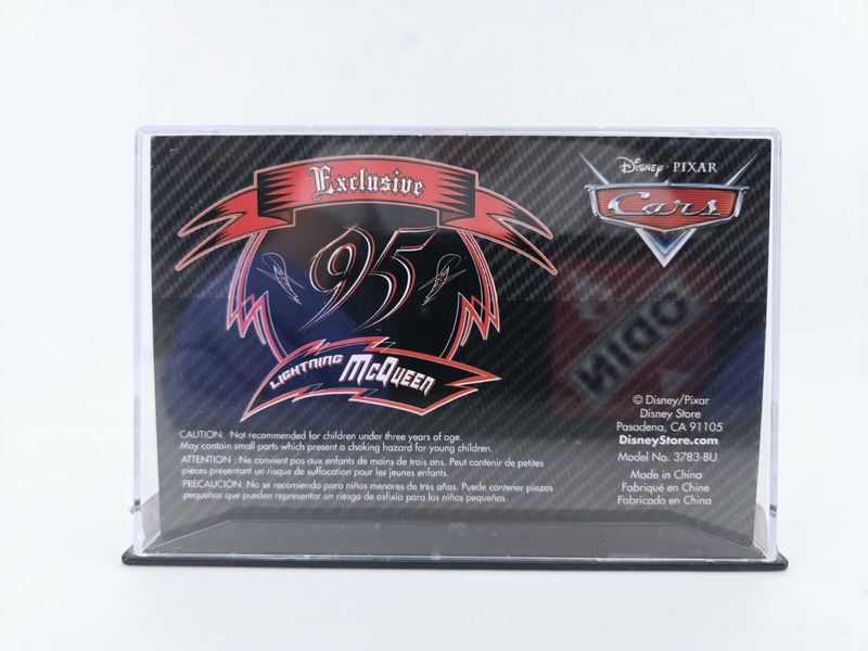 Disney Store Pixar Cars Acrylic 1:43 Exclusive Black Lightning McQueen