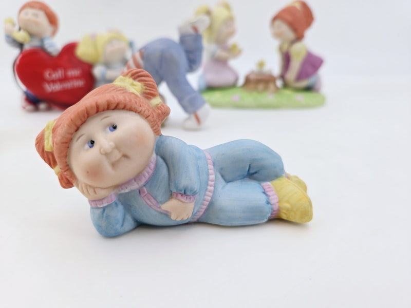Vintage Cabbage Patch Kids Ceramic Lot 1983 1984 1985