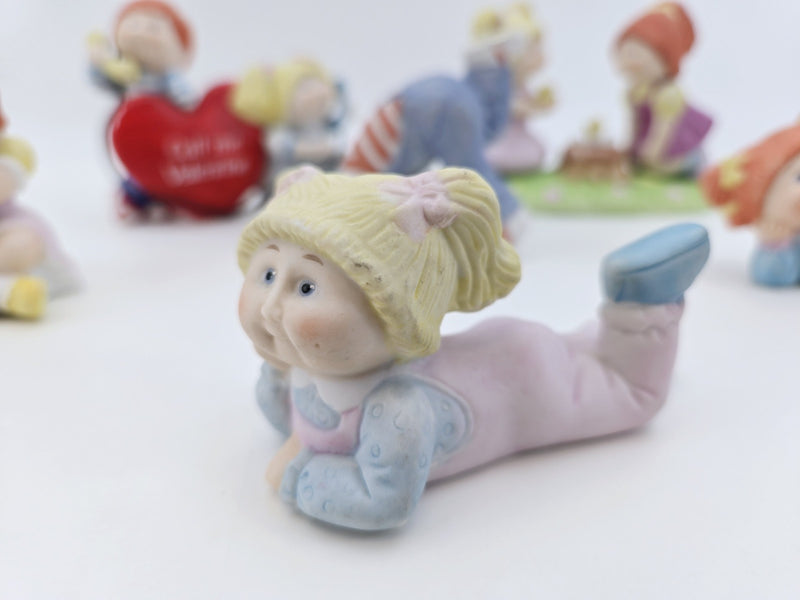 Vintage Cabbage Patch Kids Ceramic Lot 1983 1984 1985