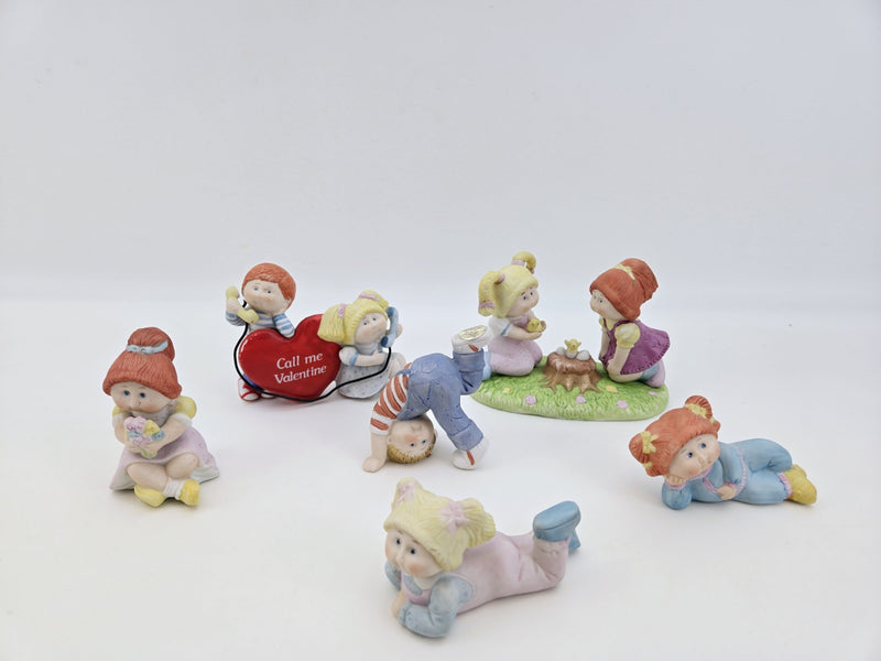 Vintage Cabbage Patch Kids Ceramic Lot 1983 1984 1985